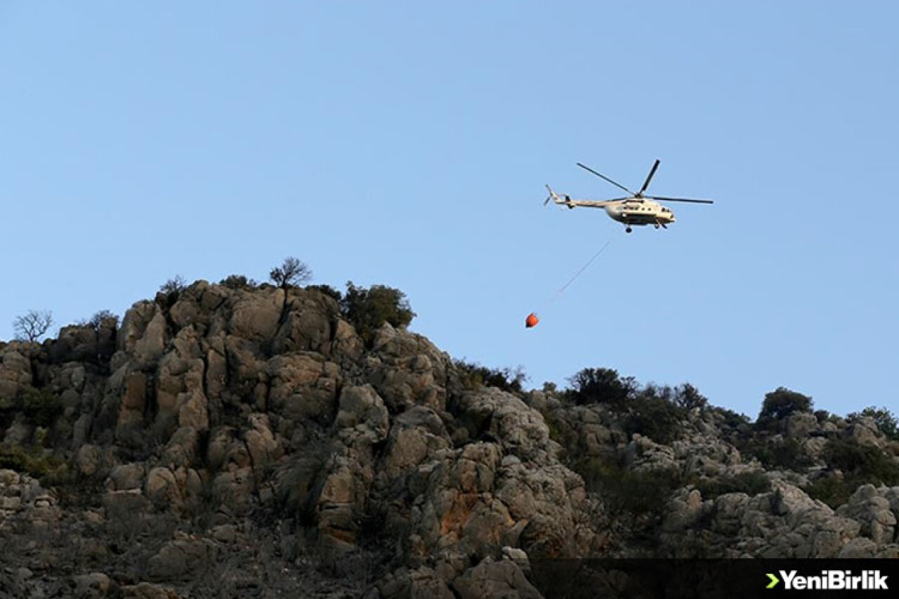 Muğla'da makilik alanda çıkan yangın kontrol altına alındı