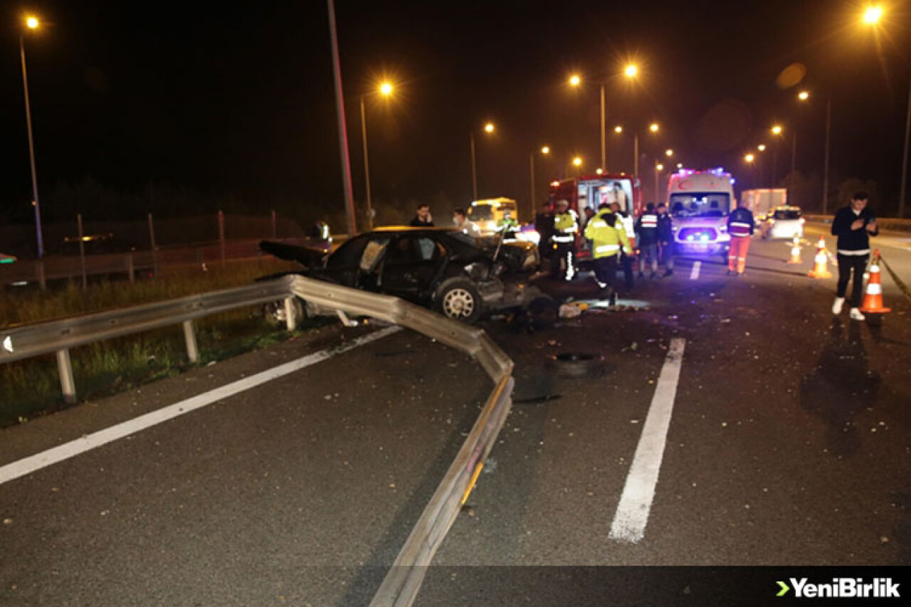 Anadolu Otoyolu'nun Bolu kesimindeki trafik kazası