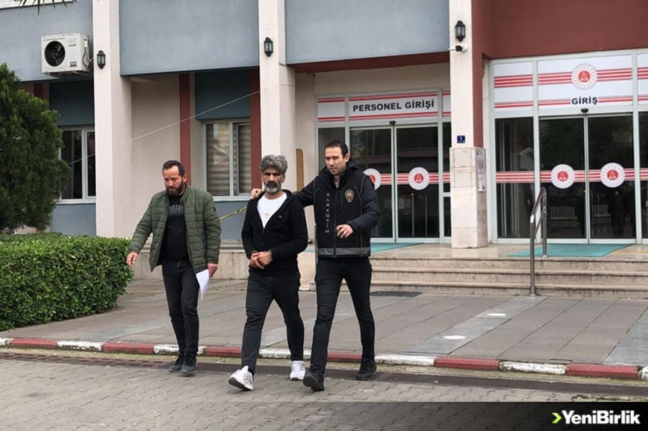 Aydın'da uyuşturucu operasyonunda yakalanan şüpheli tutuklandı