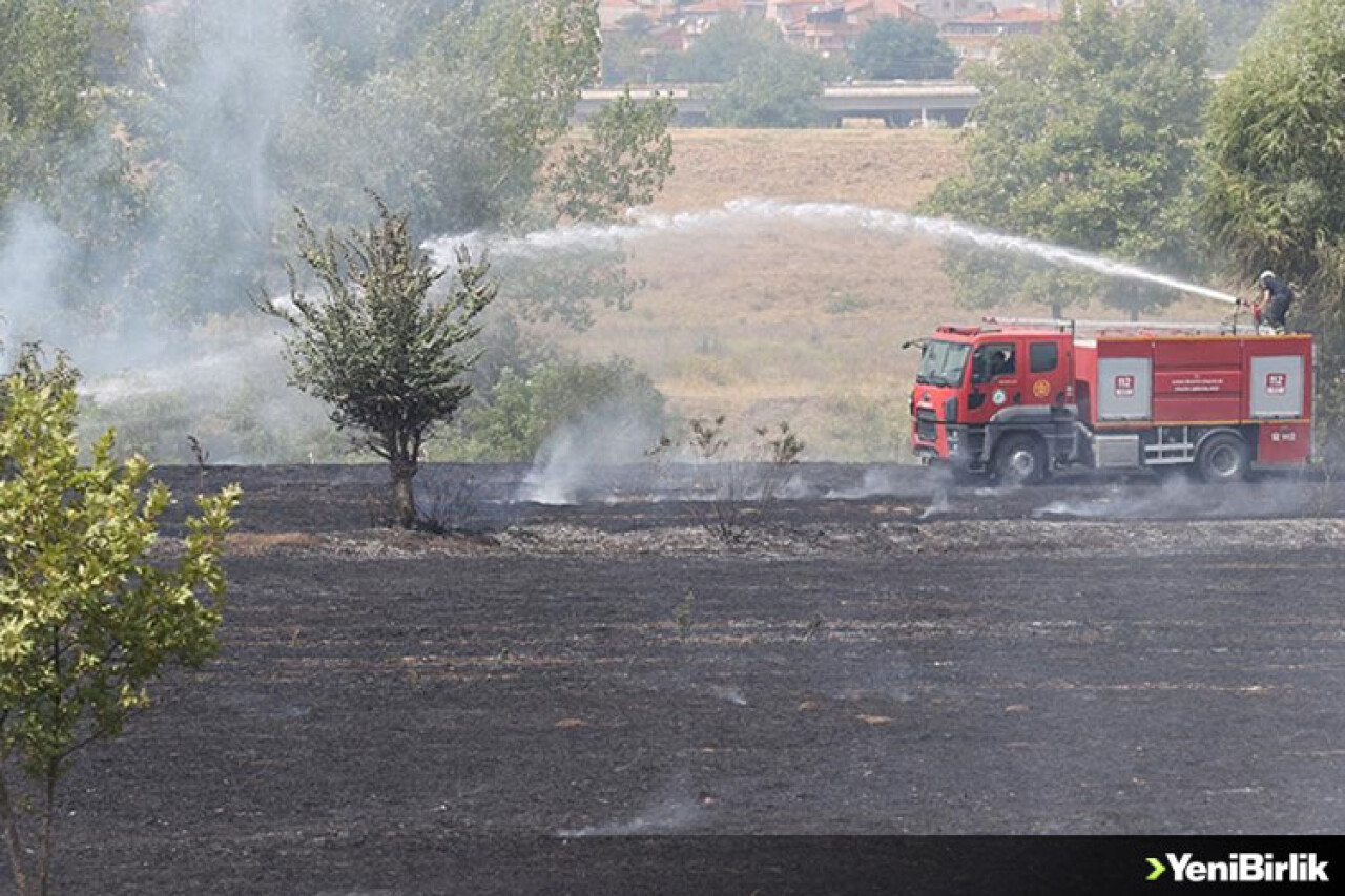 Edirne'de otluk alanda çıkan yangın söndürüldü