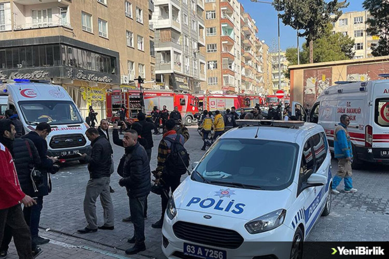 Şanlıurfa'da bir binada doğal gaz nedeniyle patlama oldu