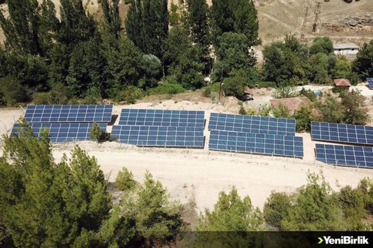 Uşak'ta köylülerin kurduğu güneş paneli su faturalarını azalttı