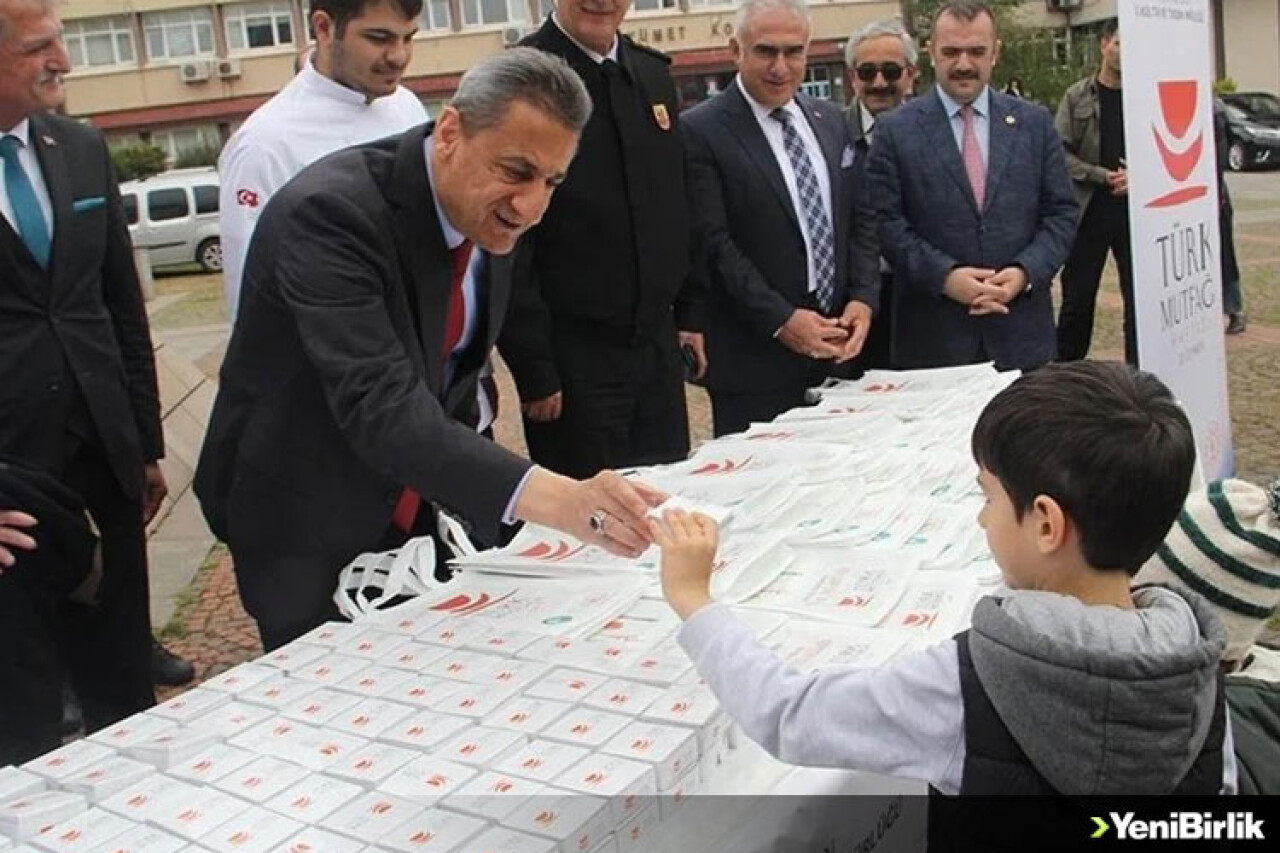 Sinop'ta Türk Mutfağı Haftası kapsamında yöresel tatlar tanıtıldı