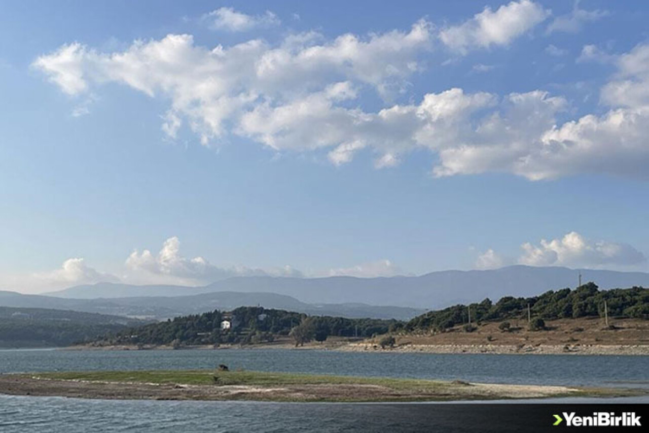 Bolu Gölköy Baraj Gölü'nde su seviyesi düştü