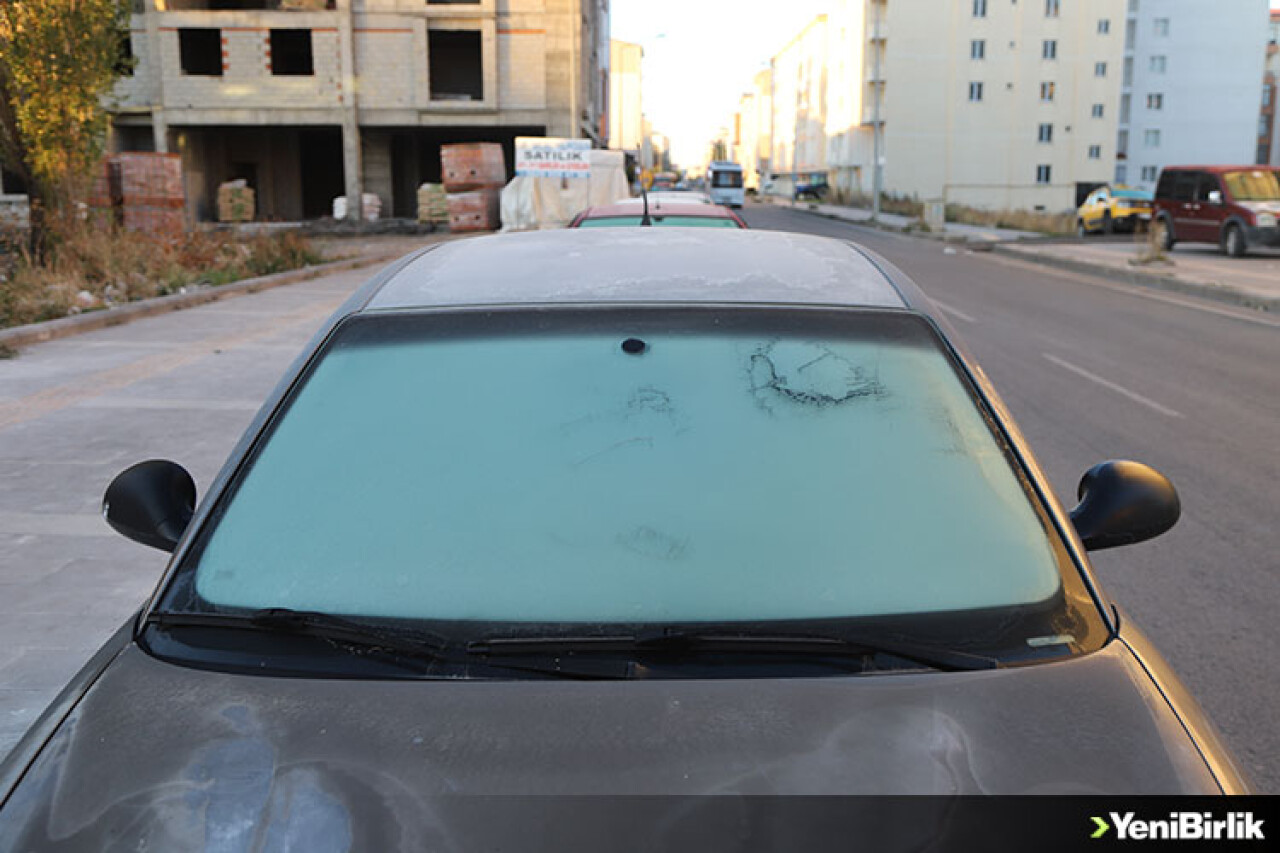 Kars'ta soğuk hava etkili oldu