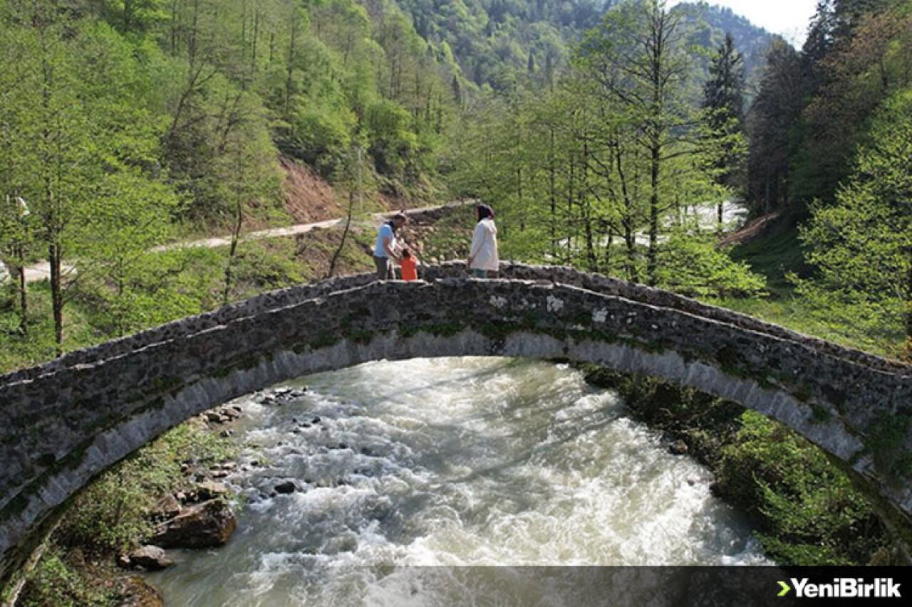 Rize'nin tarihi kemer köprüleri artık turizme hizmet ediyor