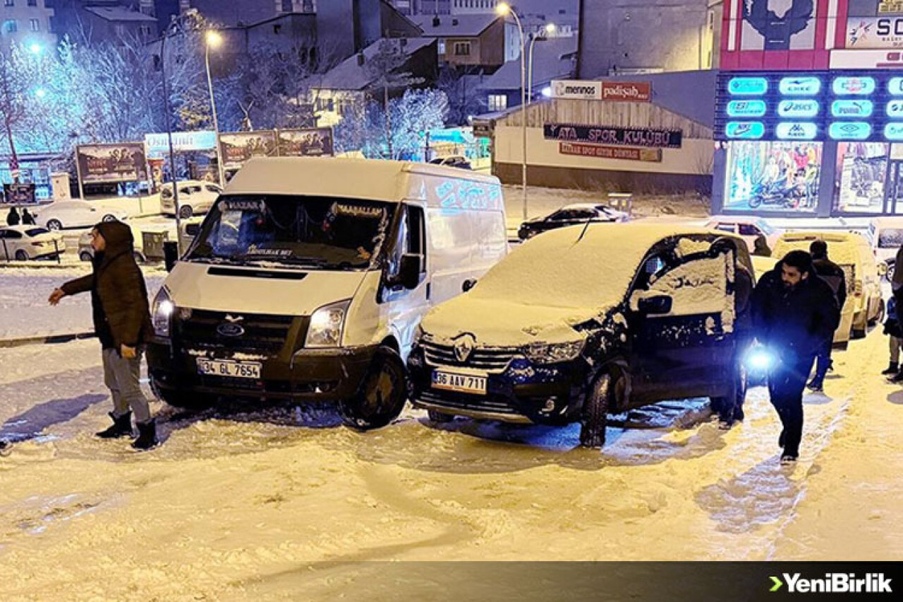 Erzurum'da zincirleme kaza