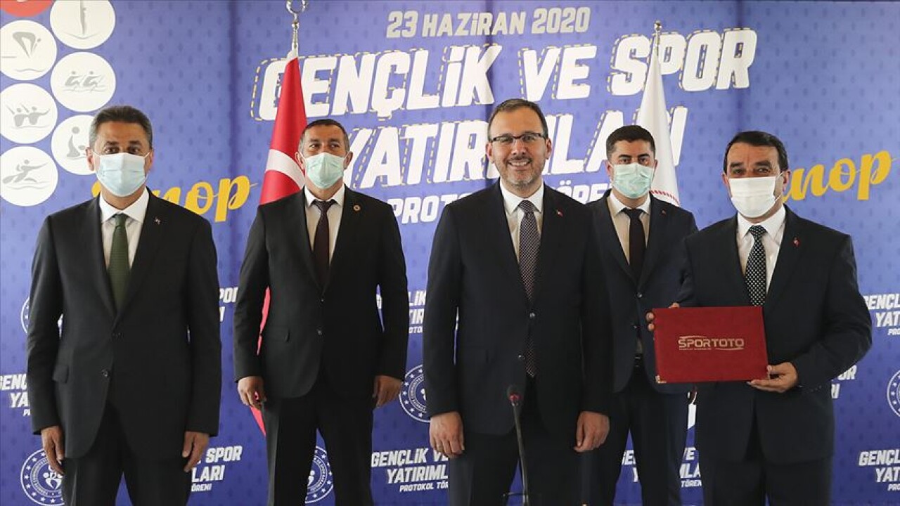 Gençlik ve Spor Bakanlığından Sinop'a 19 milyon liralık yatırım