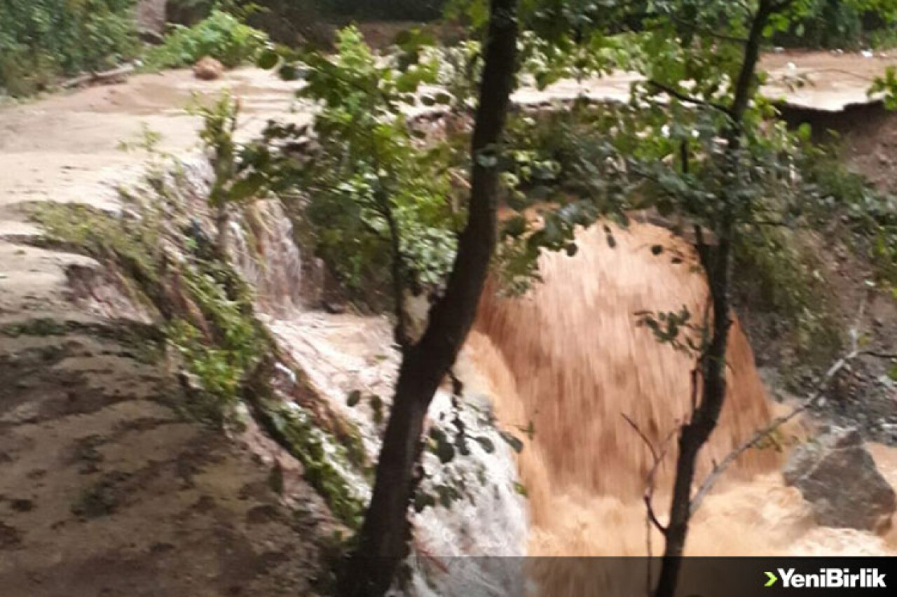 Giresun'da sağanak heyelan ve su taşkınlarına yol açtı