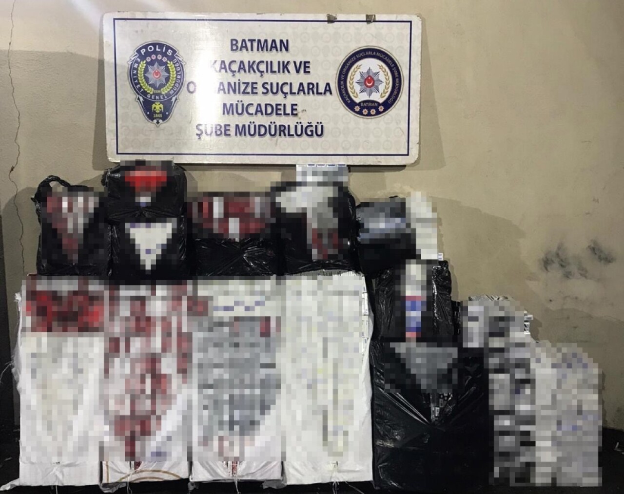 Batman'da 6 bin 150 paket kaçak sigara ele geçirildi