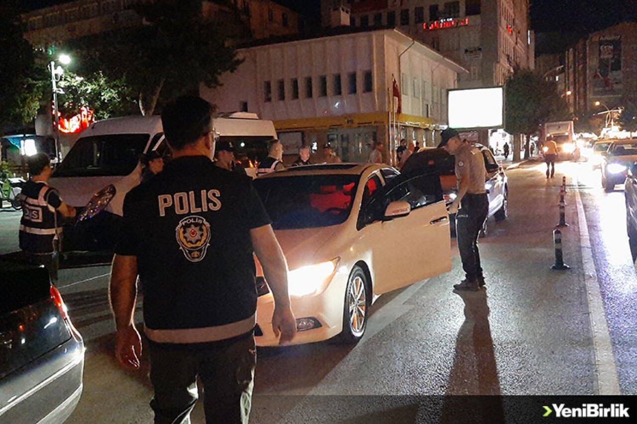 Çorum'da 200 polisin katıldığı asayiş uygulaması yapıldı