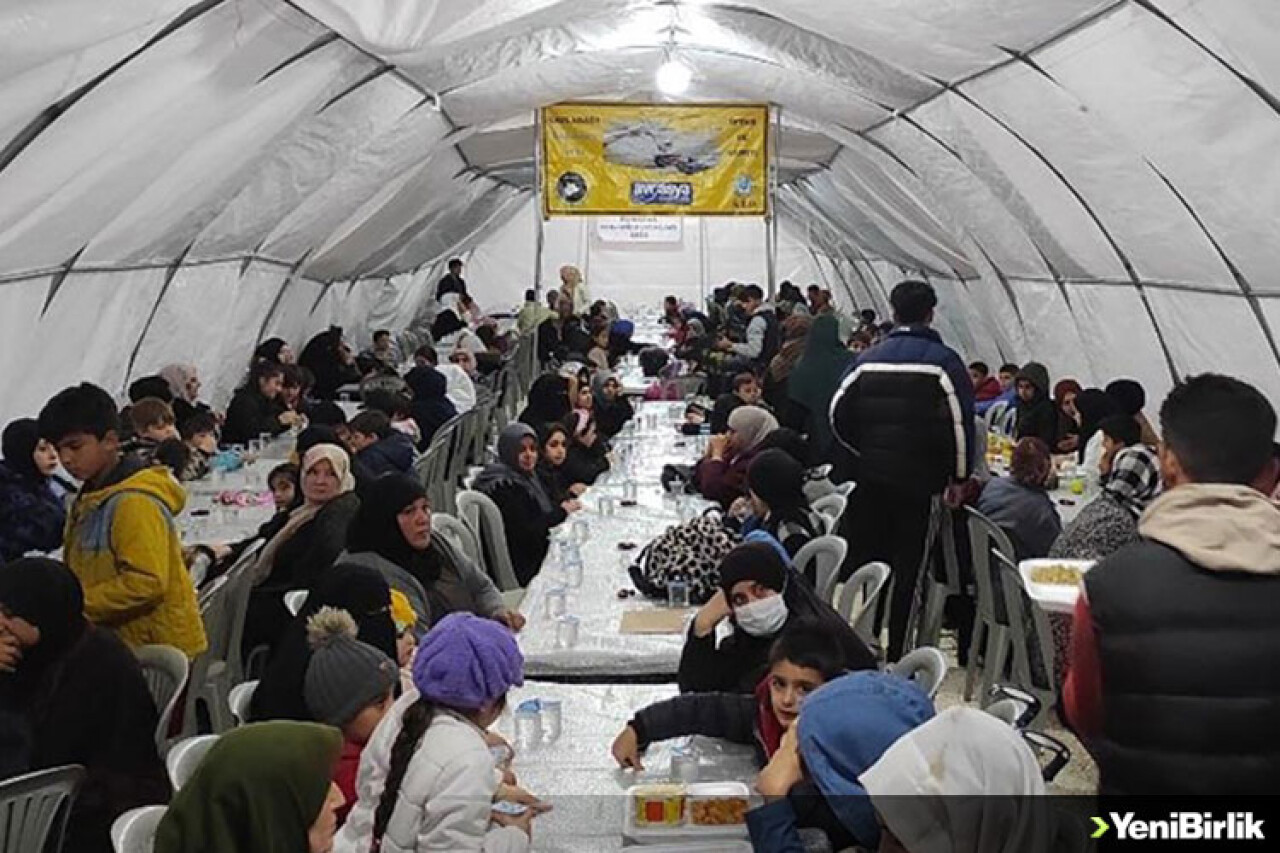 Bayırbucak Türkmenleri, Hataylı depremzedelere iftar ve sahur veriyor