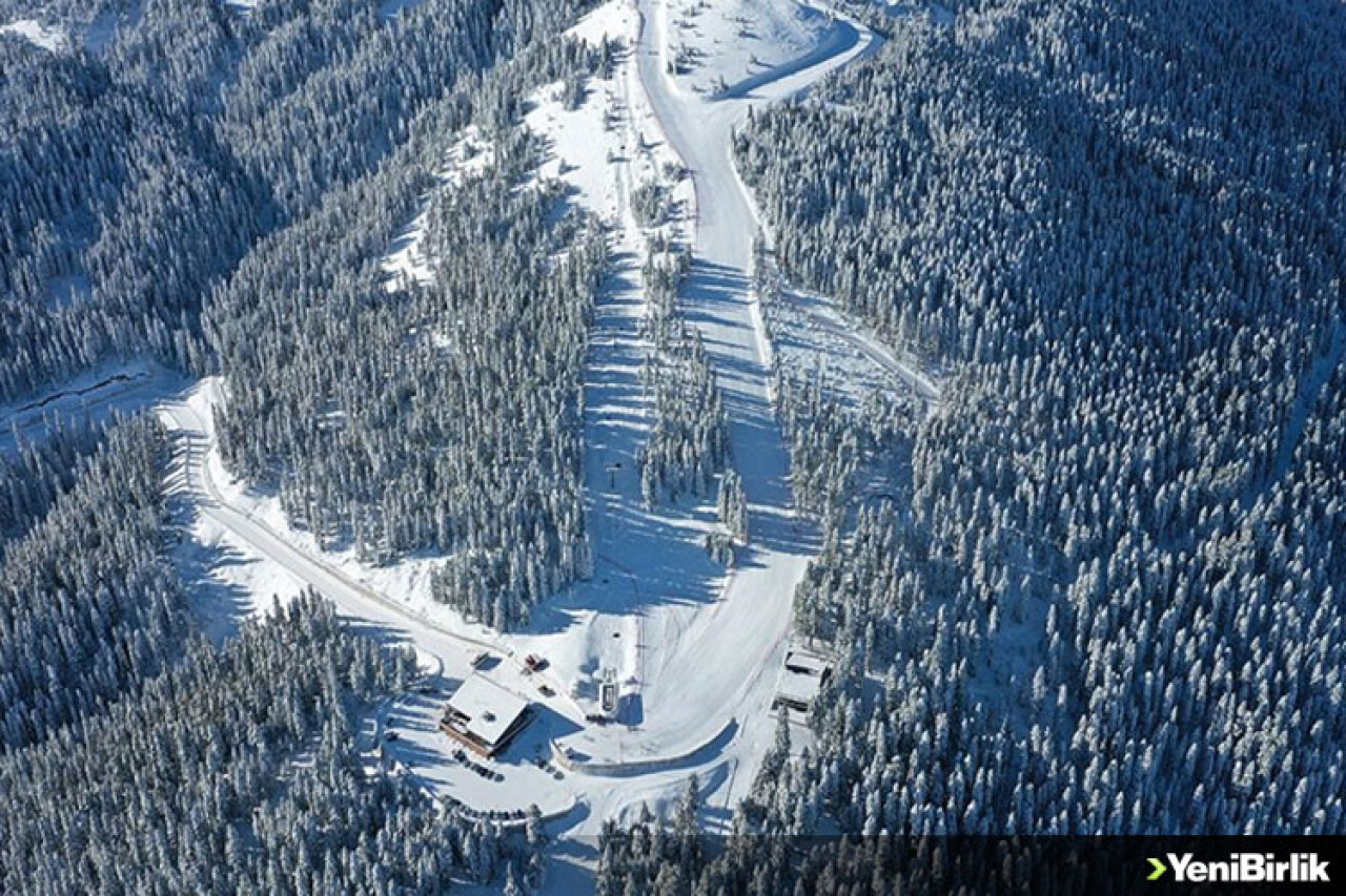 Ilgaz Dağı'ndaki Yurduntepe Kayak Merkezi ziyaretçilerini ağırlamaya başladı