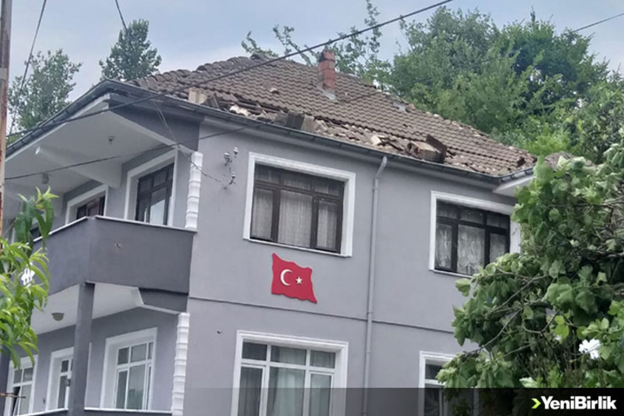 Zonguldak'ta hortum hasara neden oldu