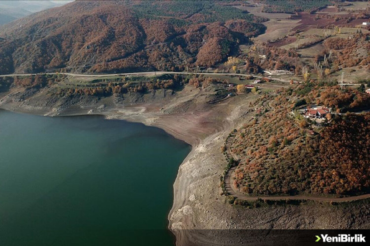 Tokat Almus Baraj Gölü'nde su, yüzde 28,8 seviyesinde bulunuyor