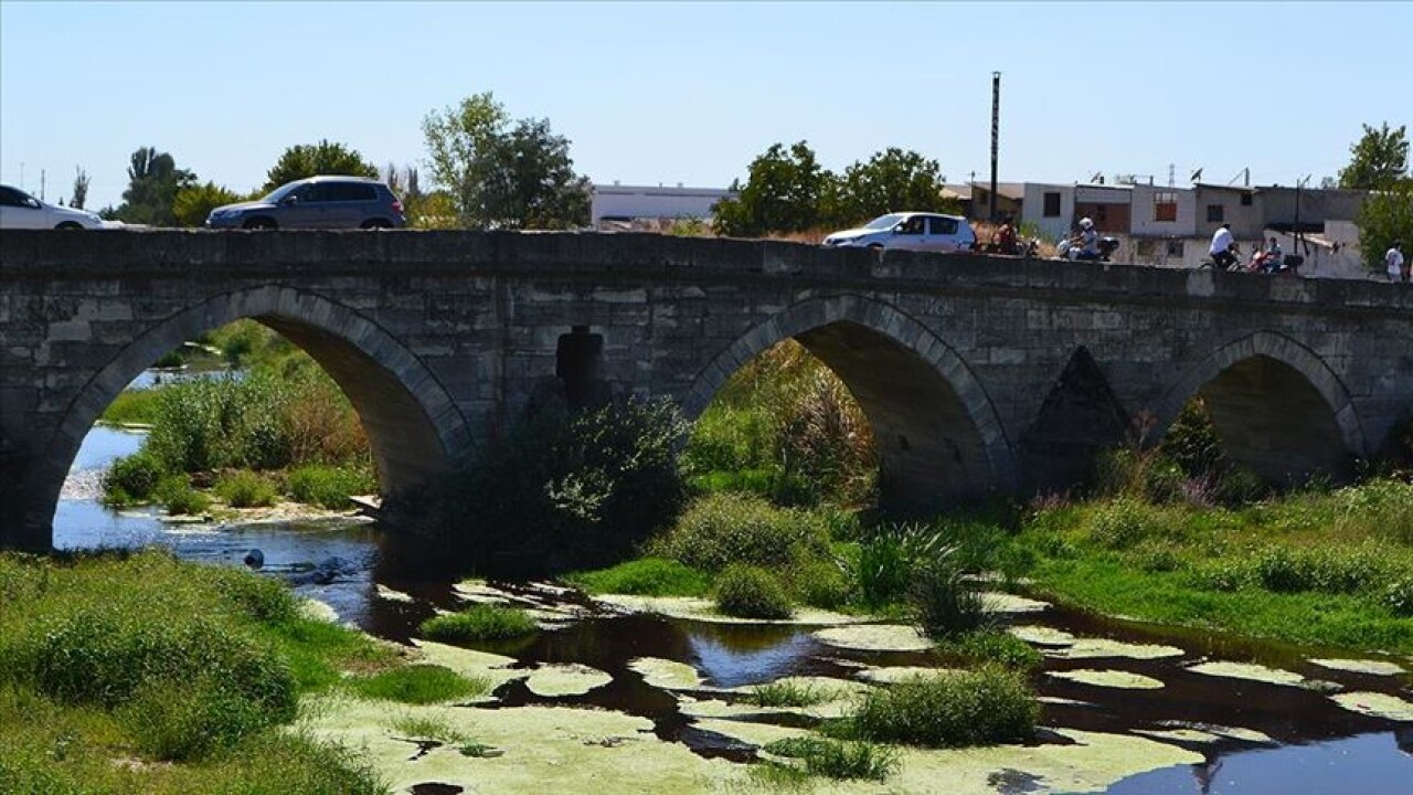 Koca Sinan'ın eseri 450 yıllık taş köprü araç trafiğine kapanacak