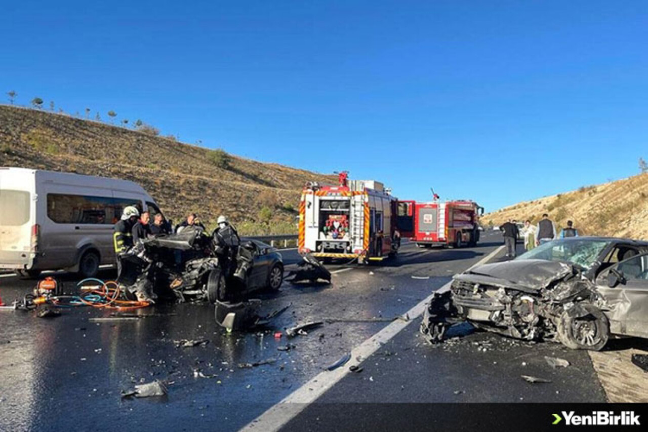 Gaziantep'te zincirleme trafik kazası