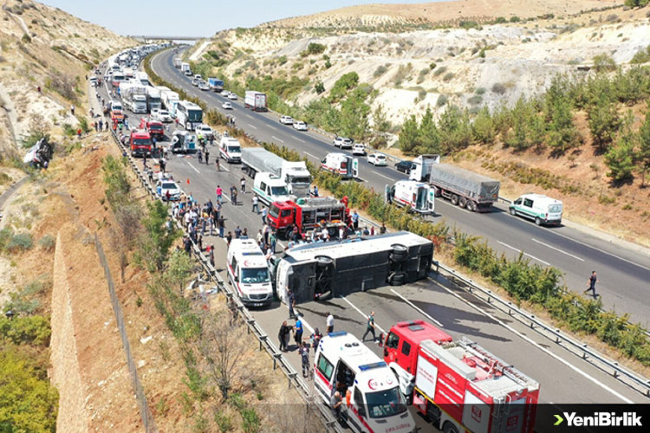 Gaziantep'teki kazada yaralananlardan 16'sı taburcu edildi, 5'i ağır 13 kişinin tedavisi sürüyor