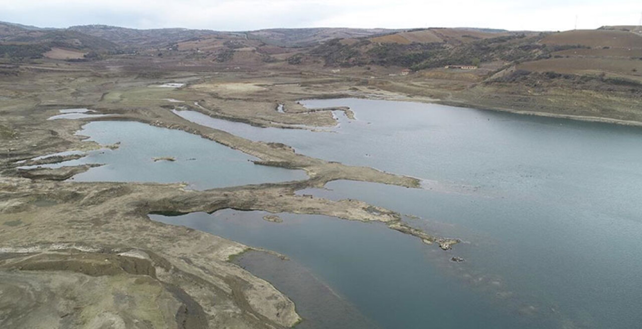 Tekirdağ'ın su ihtiyacını karşılayan barajda doluluk oranı yüzde 8'e düştü