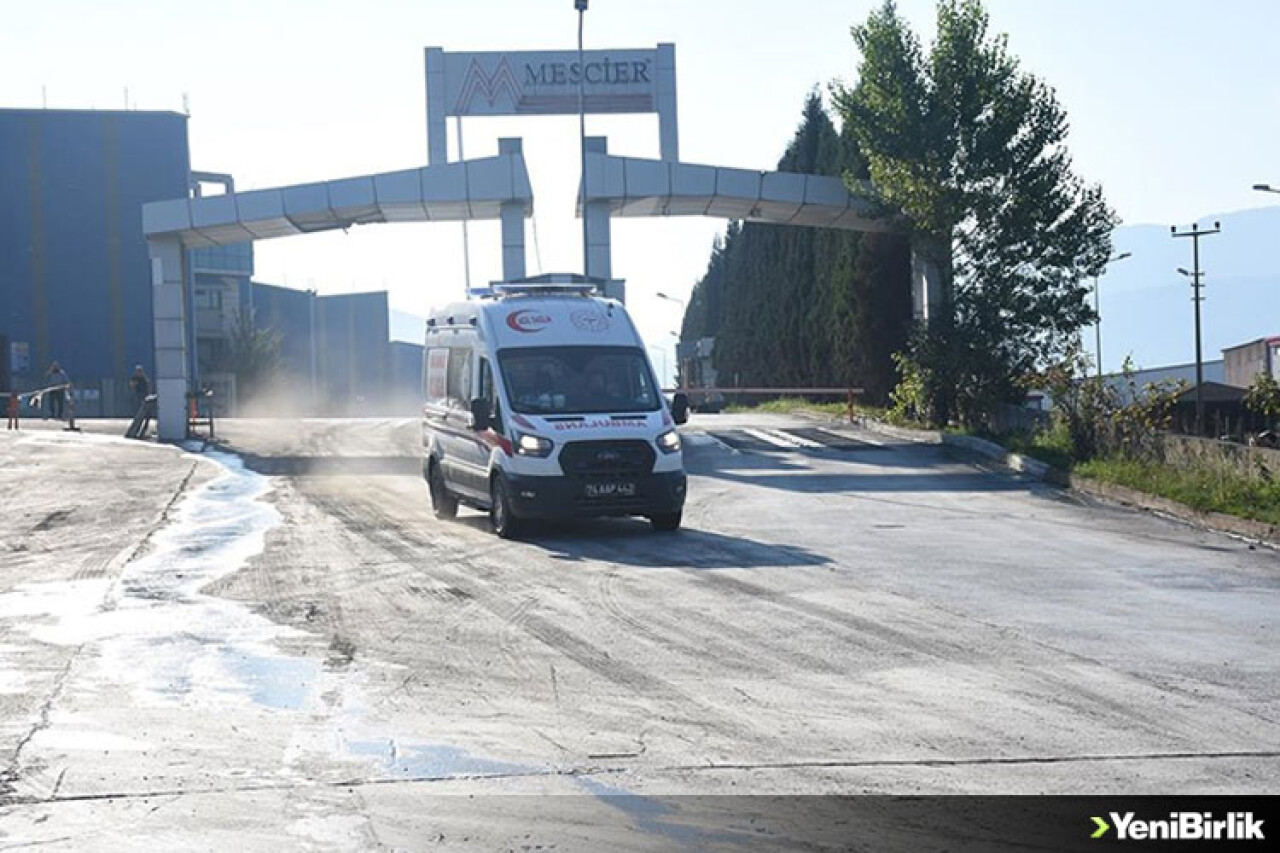 Bartın'da demir çelik fabrikasındaki patlamada 5 işçi yaralandı