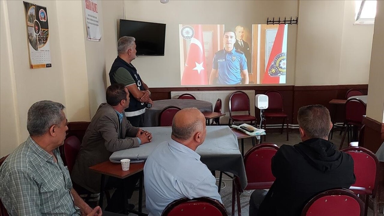 Amasya'da polis telefonla dolandırıcılığın önlenmesi için kısa film hazırladı