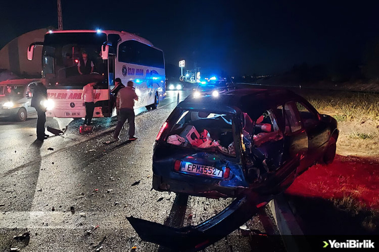 Amasya'da zincirleme trafik kazasında 3 kişi yaralandı