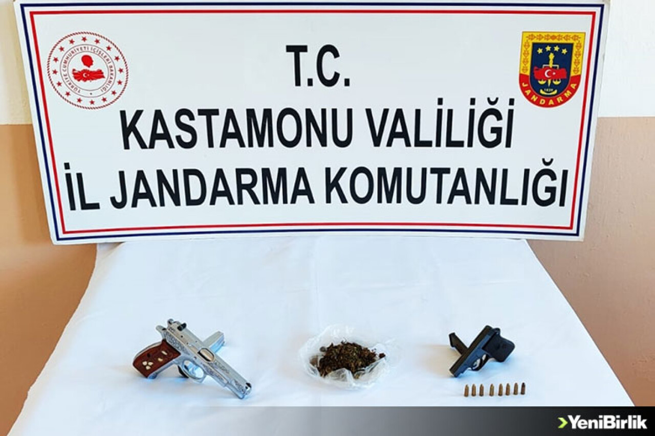 Kastamonu'da uyuşturucu operasyonunda 3 zanlı yakalandı