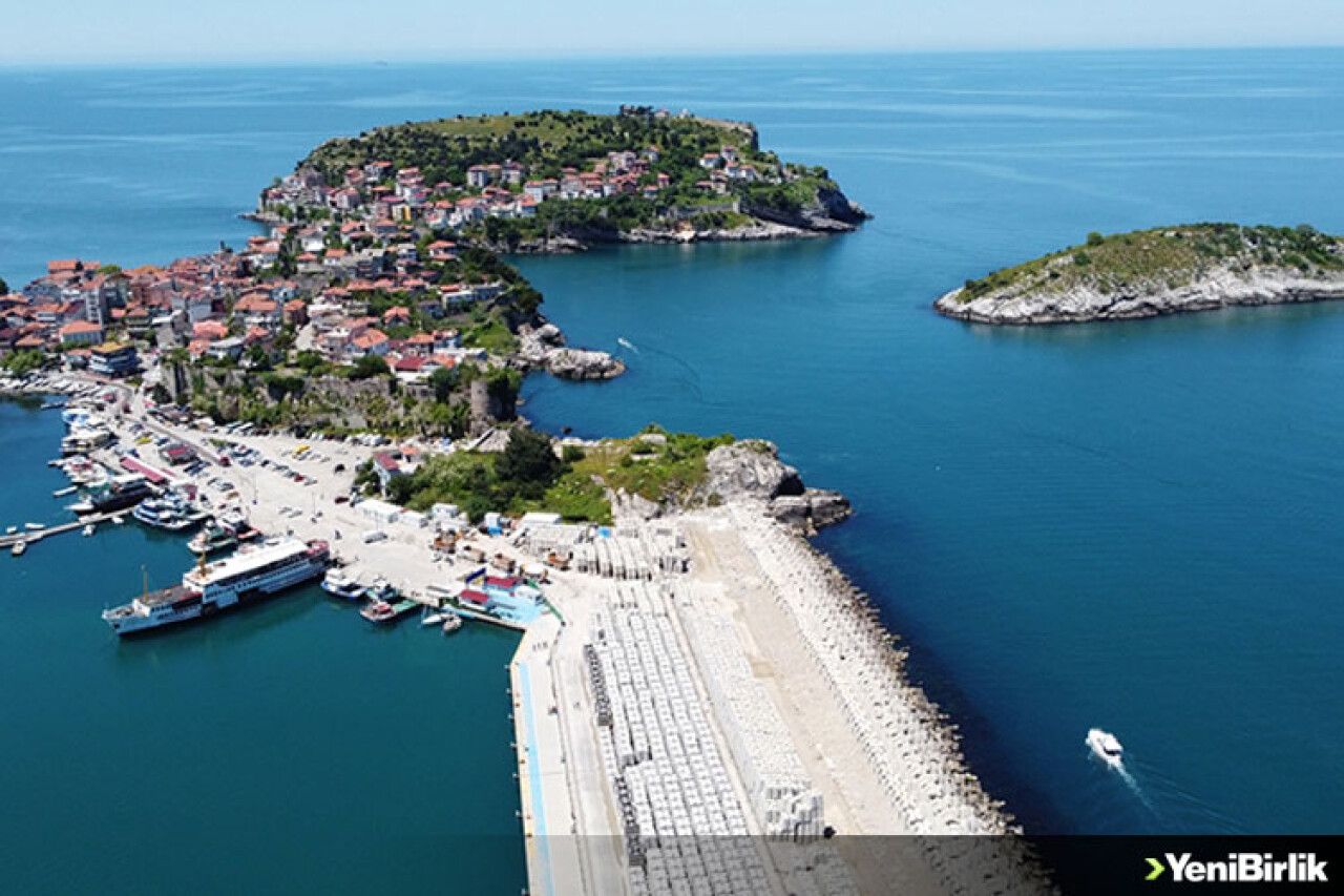 Amasra Limanı yolcu gemilerini ağırlamaya hazırlanıyor