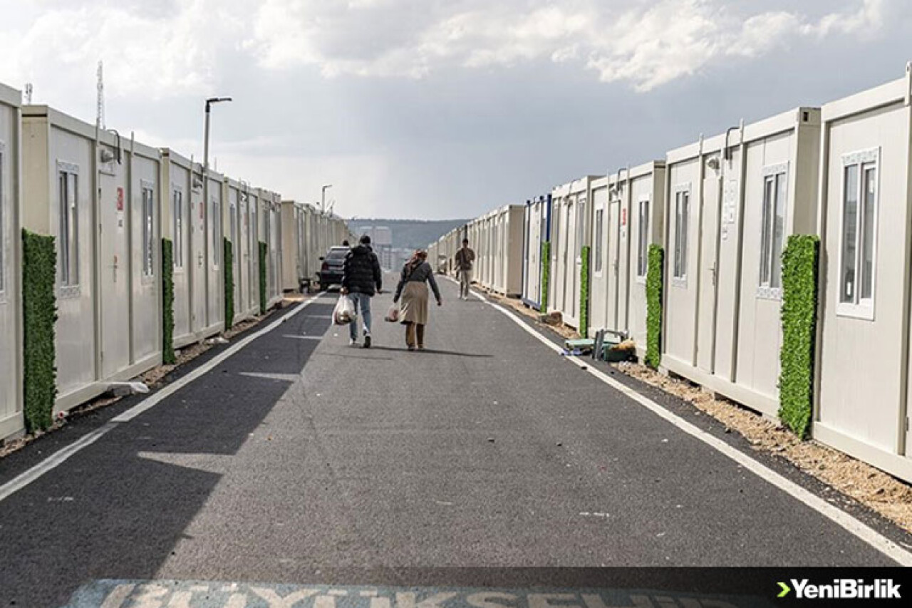 Malatya'daki konteyner kentlere 28 bin 802 depremzede yerleştirildi