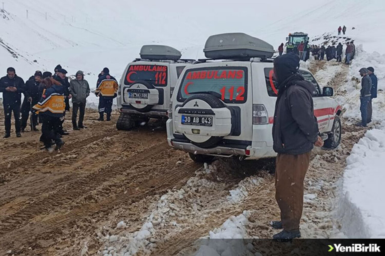 Hakkari'de su şebekesini onarmaya giden 3 kişinin üzerine çığ düştü