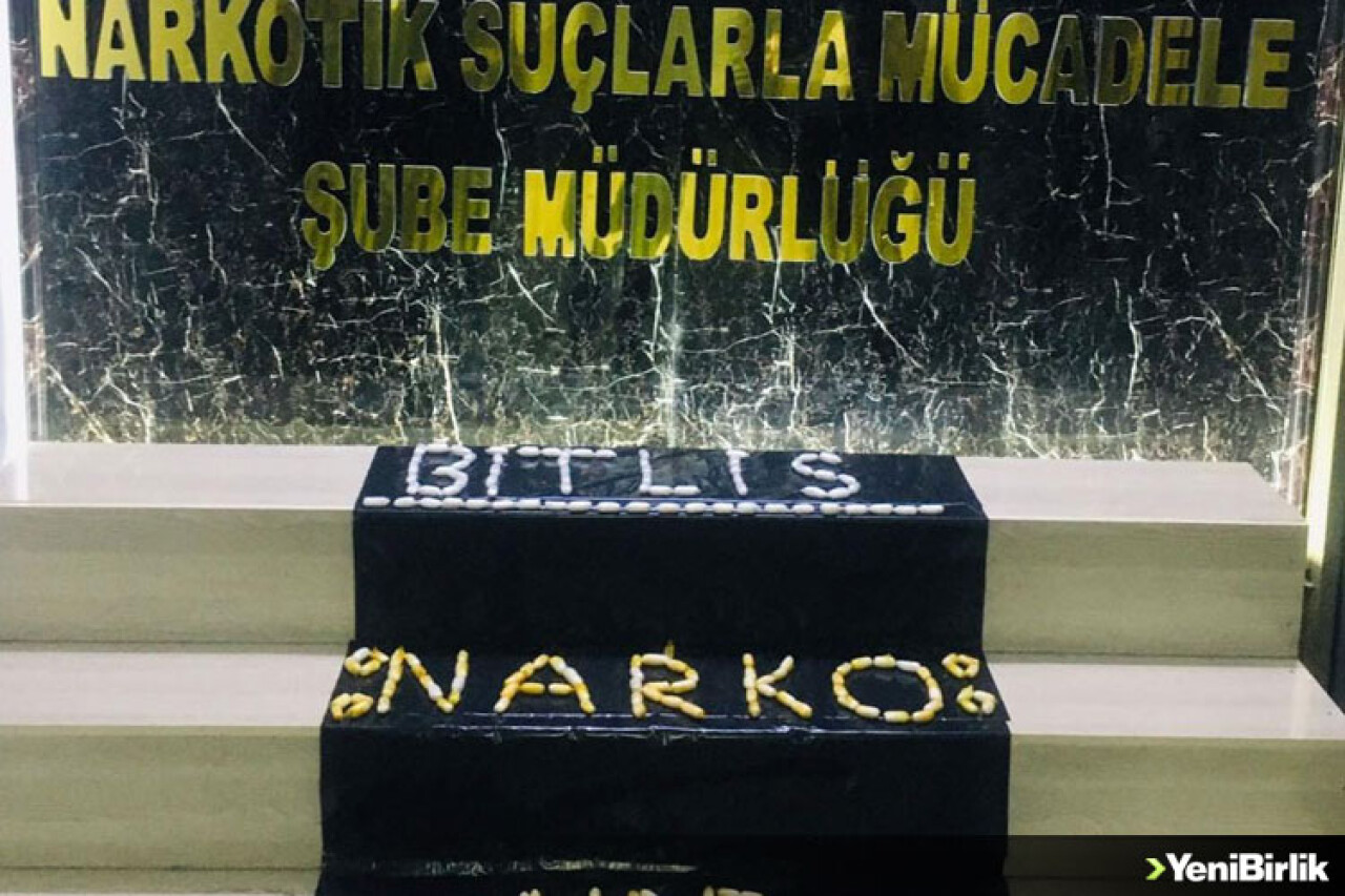 Bitlis'te bir kilo 194 gram sentetik uyuşturucu bulundu