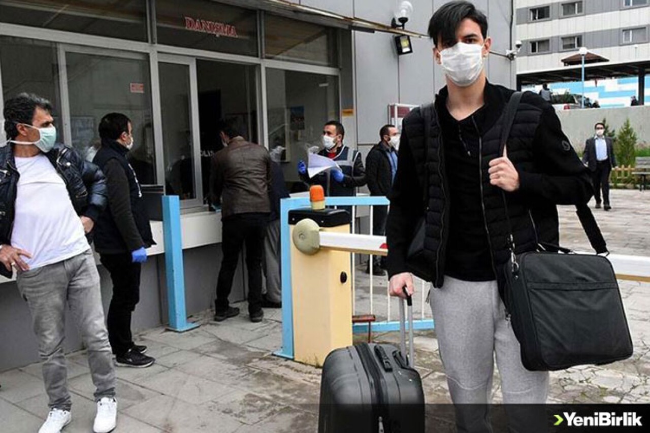 Belçika'dan getirilen Türk vatandaşlarının Gümüşhane'deki karantina süresi tamamlandı