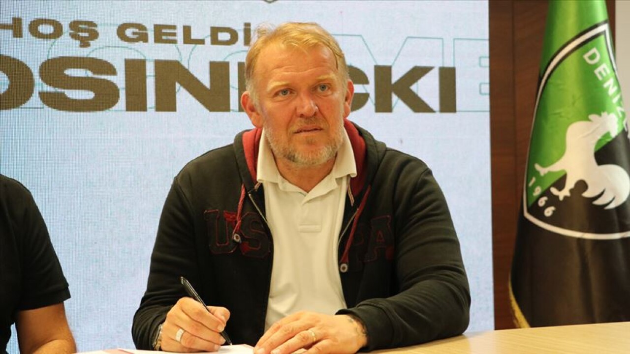 Denizlispor teknik direktör Robert Prosinecki ile sözleşme imzaladı