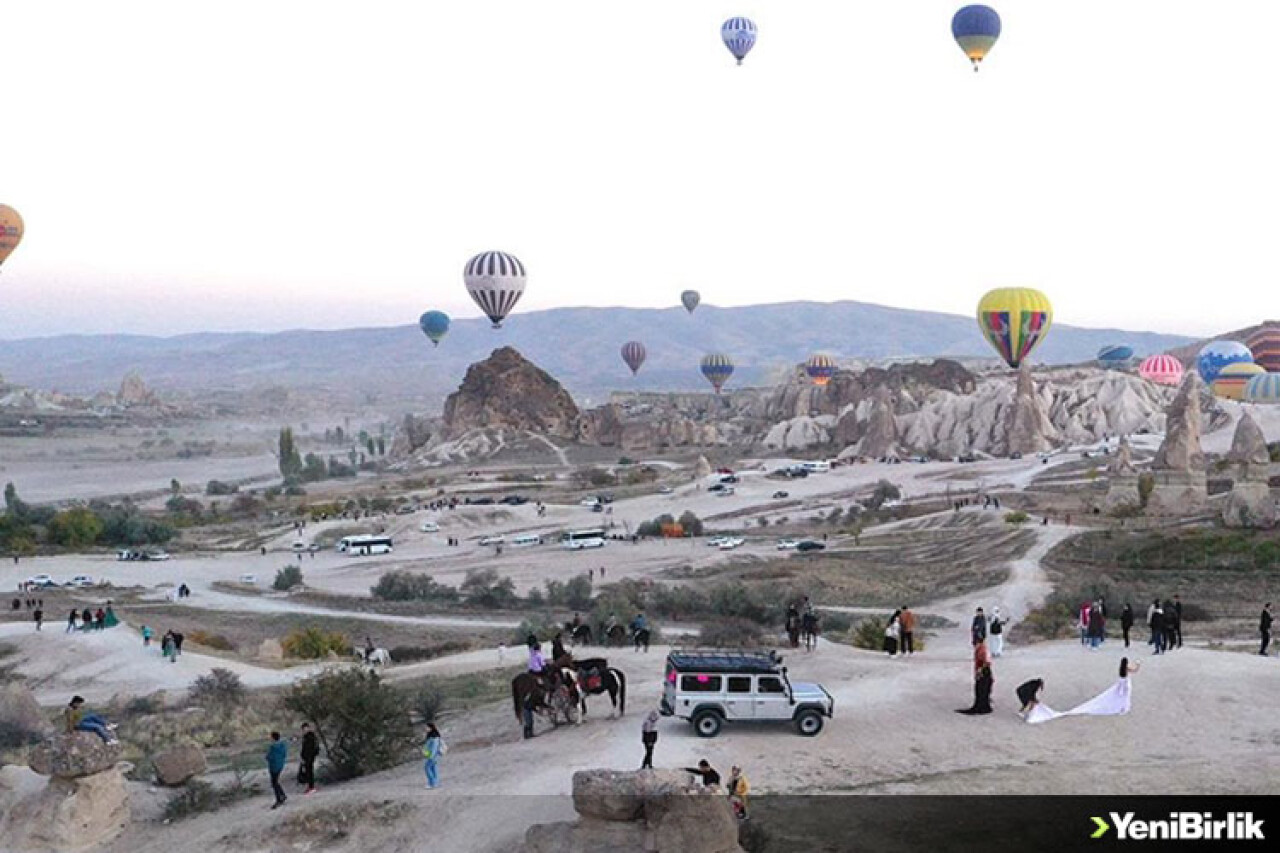 Kapadokya'da ziyaretçi rekoru kırıldı