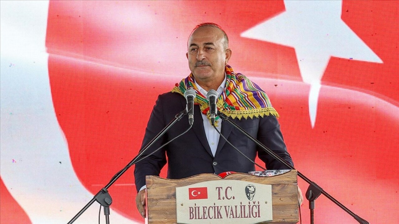 Bakan Çavuşoğlu: Recep Tayyip Erdoğan'ın liderliğinde Ertuğrul Gazi'nin sancağını gururla taşıyoruz