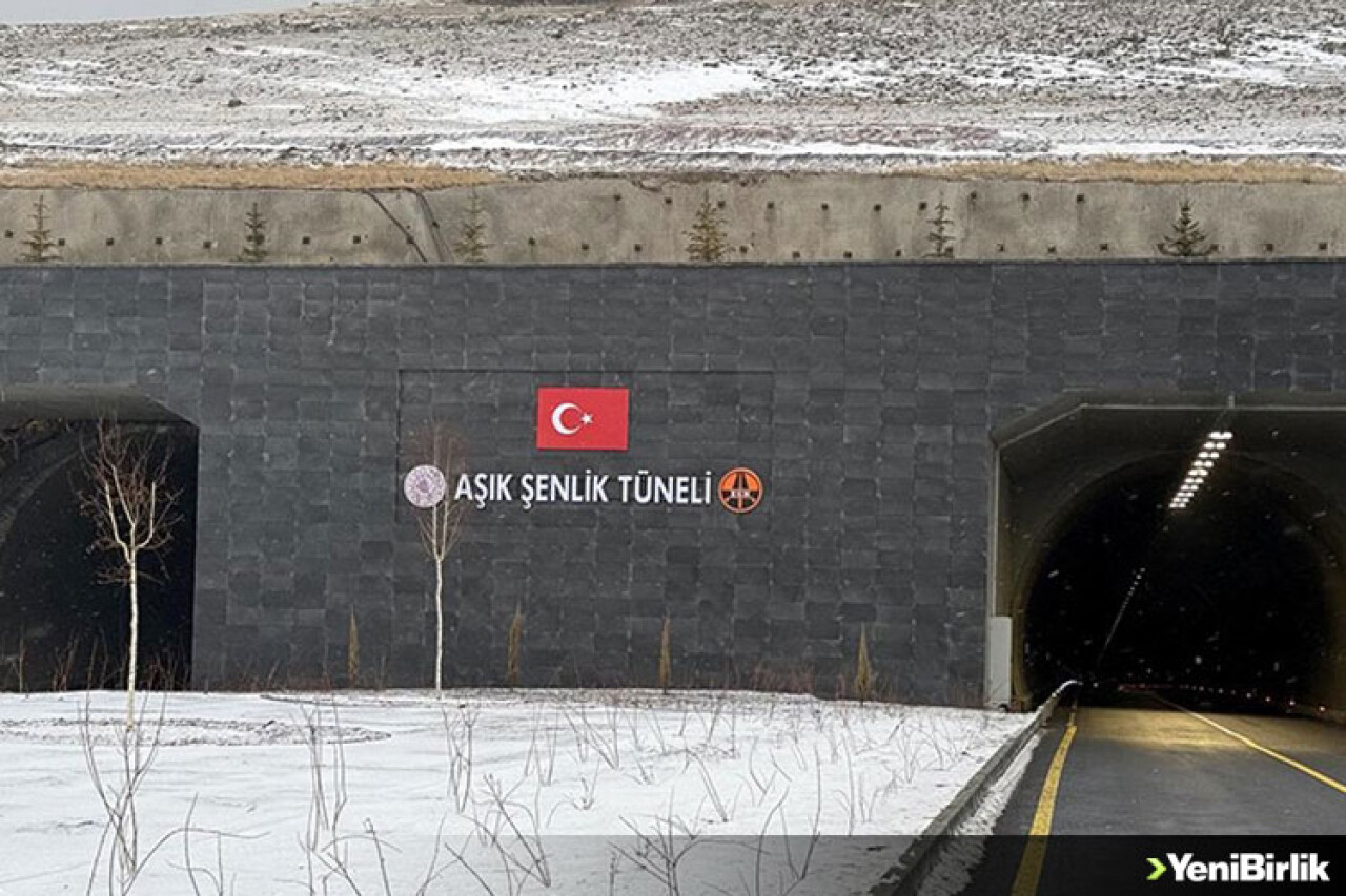 Ardahan'daki Aşık Şenlik Tüneli'ni yaklaşık 2 ayda 13 binden fazla araç kullandı