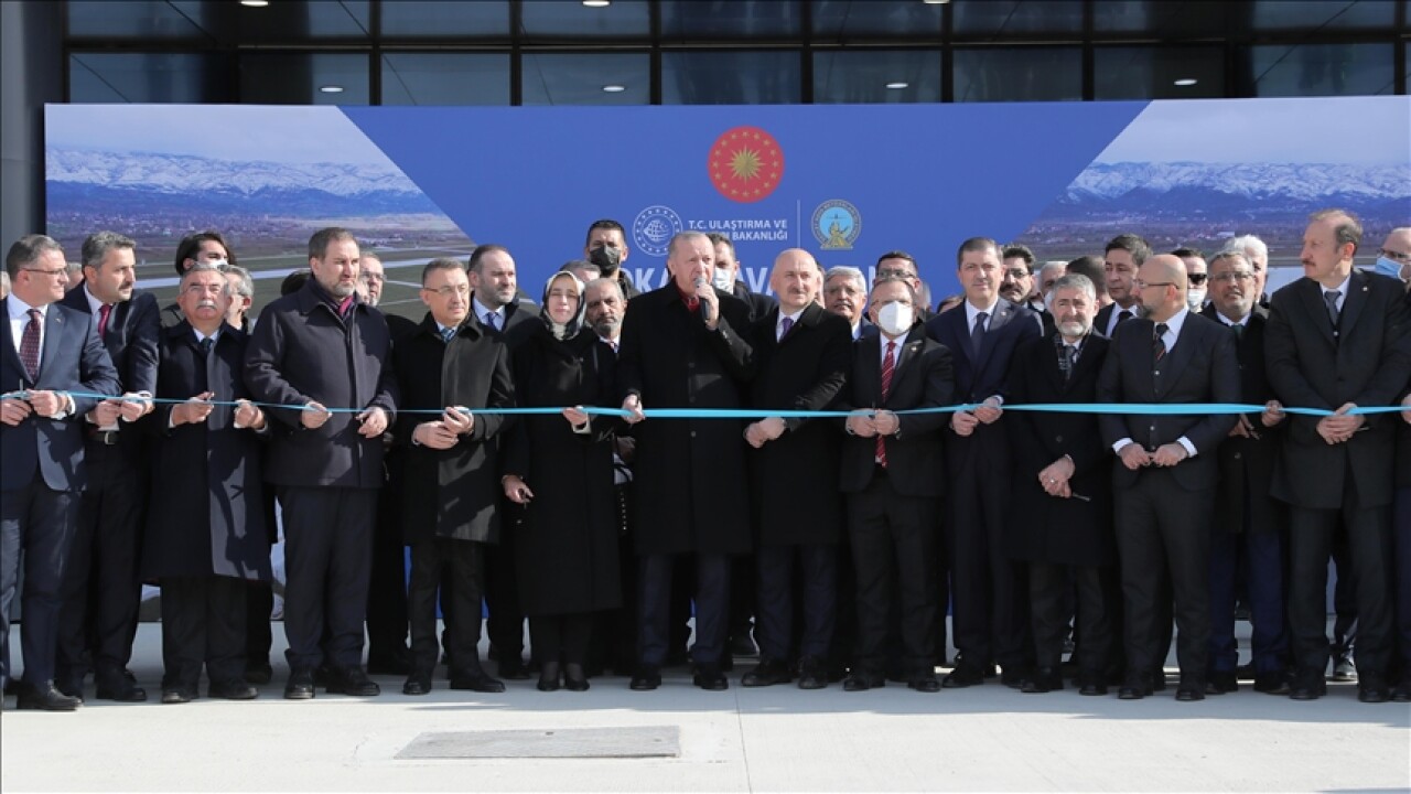 Cumhurbaşkanı Erdoğan, Tokat Yeni Havalimanı'nın açılışını yaptı