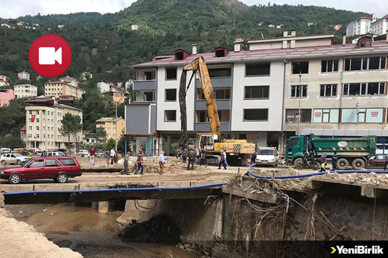 Selin büyük hasara yol açtığı Dereli yeniden inşa ediliyor