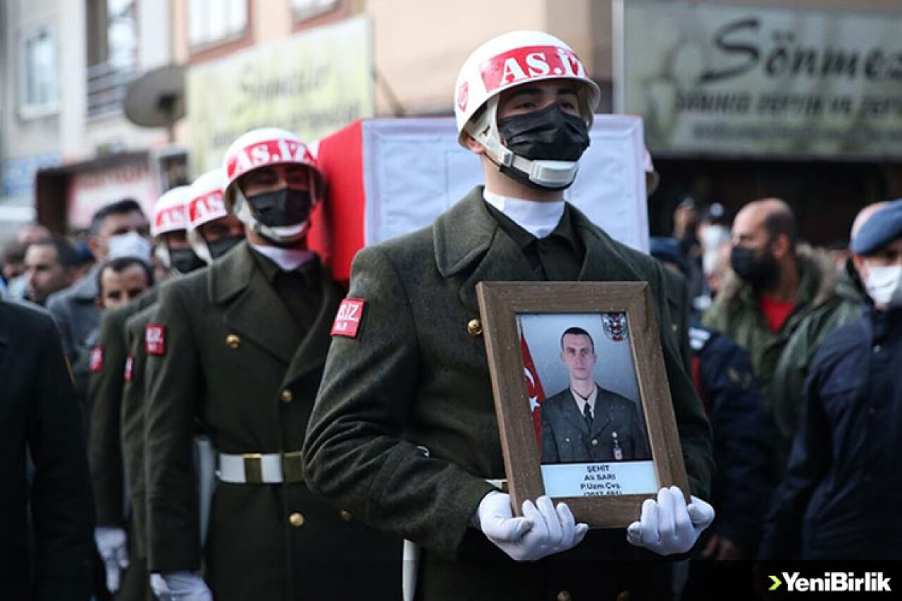 Şehit Piyade Uzman Çavuş Ali Sarı, Balıkesir'de son yolculuğuna uğurlandı