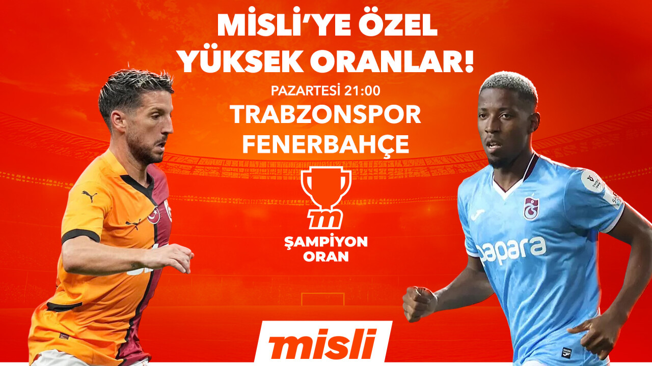 Lider Galatasaray’ın derbide konuğu Trabzonspor