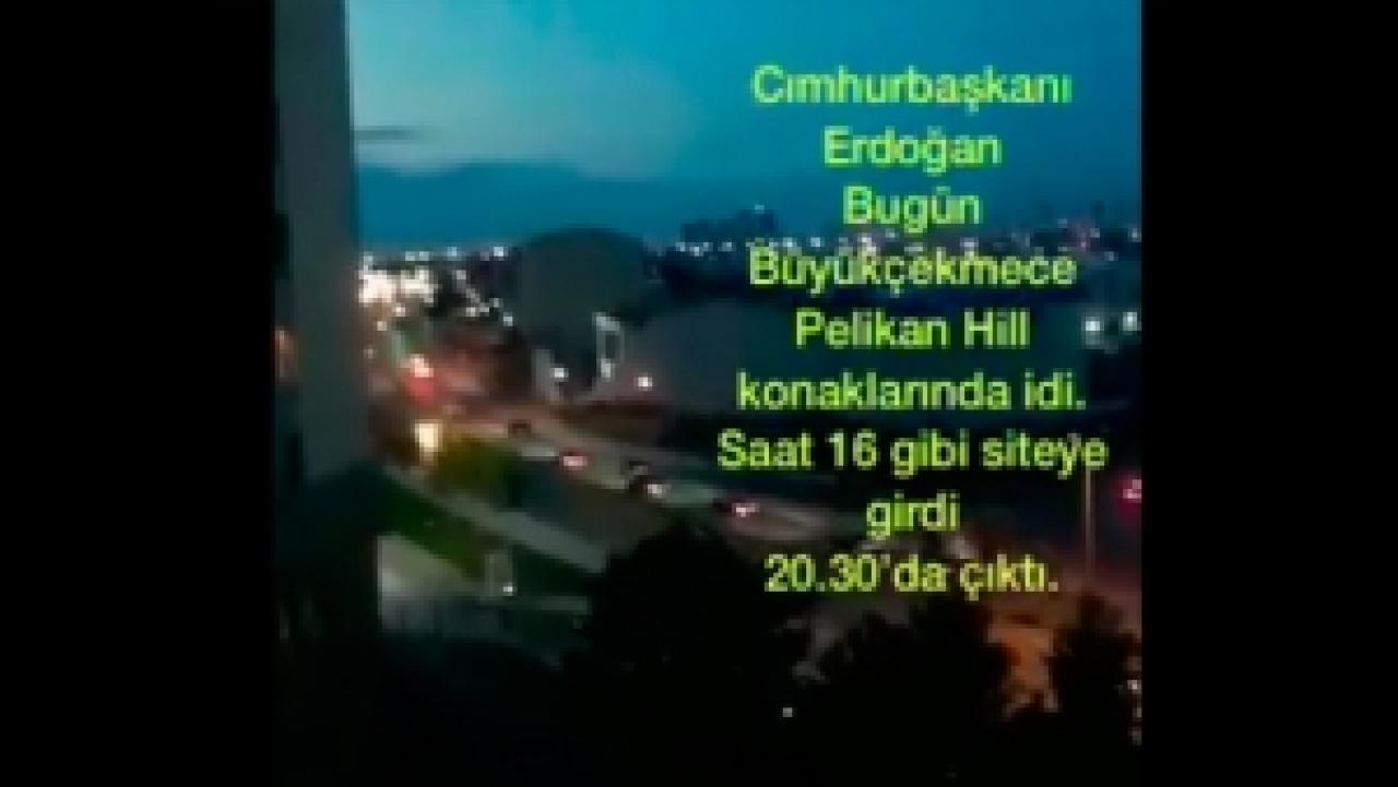 Cumhurbaşkanı Erdoğan Büyükçekmece'de