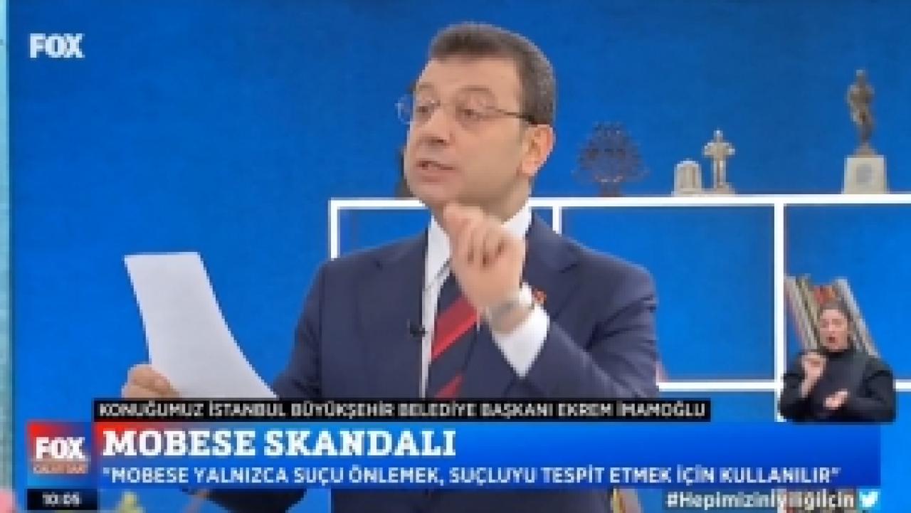 Ekrem İmamoğlu'ndan Bakan Süleyman Soylu'ya: MOBESE için mi İstanbul'a geldin?