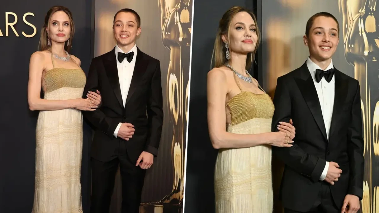 Angelina Jolie ile Brad Pitt’in oğulları büyüdü! Annesiyle kırmızı halıda yürüdü, “babasının kopyası” yorumları yağdı… 1