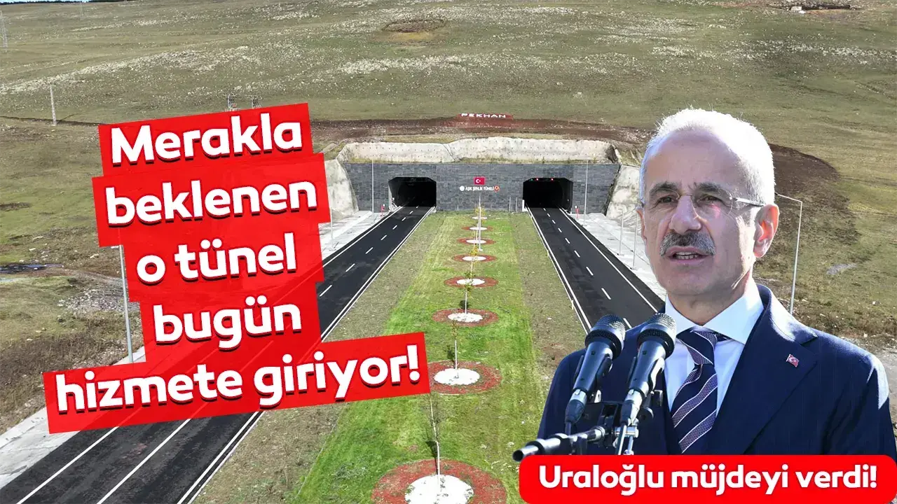 Bakanlık duyurdu: Merakla beklenen tünel ve bağlantı yolu bugün açılıyor!