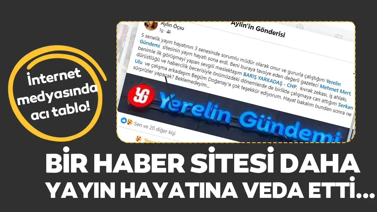 İnternet medyasında acı tablo! Bir site daha yayın hayatını sonlandırdı!