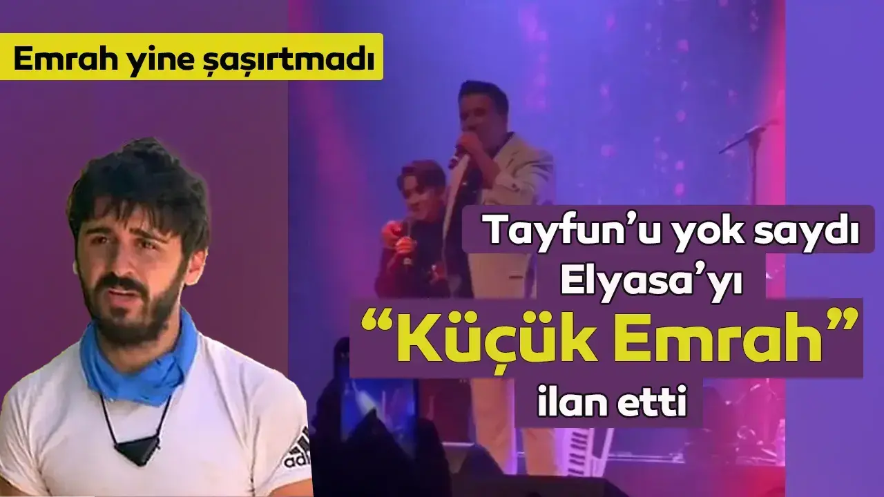 Emrah, büyük oğlu Tayfun'u yok sayıp Elyasa'yı "Küçük Emrah" ilan etti