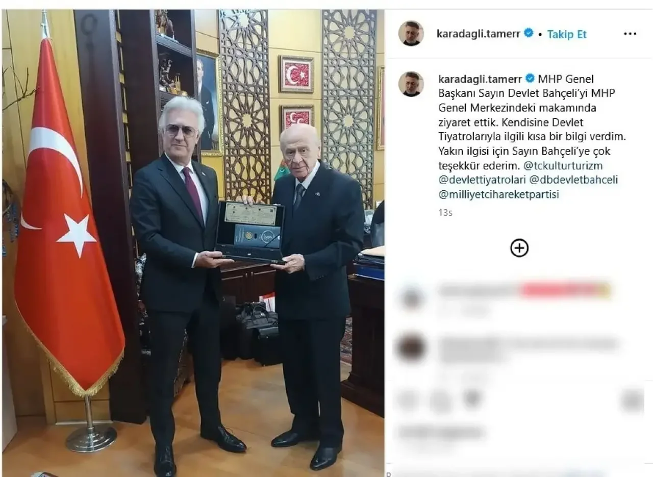 Tamer Karadağlı Bahçeli’nin Ofisinde Buluştu! Karadağlı'nın Ziyareti Ne Anlama Geliyor?