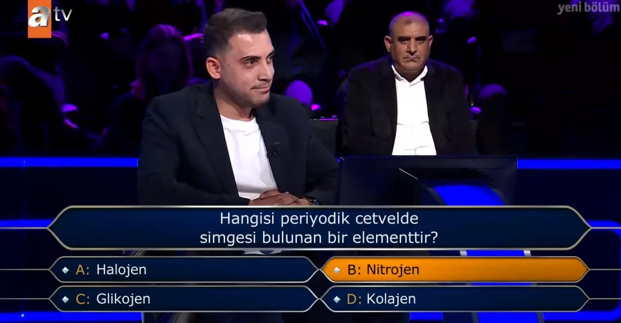 Periyodik Cetvelde Simgesi Bulunan Element Hangisi? Nitrojen Sorusu...