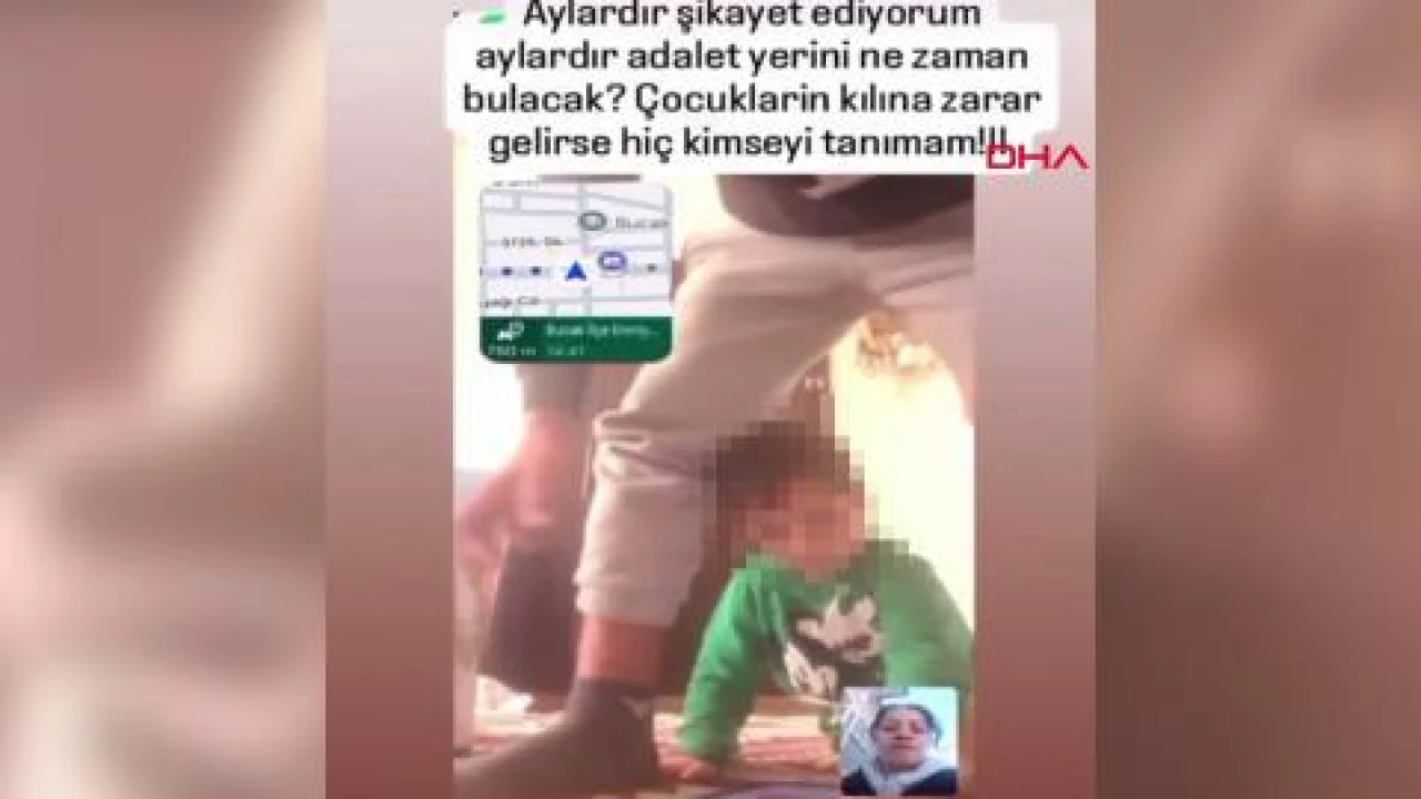 Çocuklarının boğazına bıçak dayayan baba, eşini görüntülü arayarak tehdit etti!