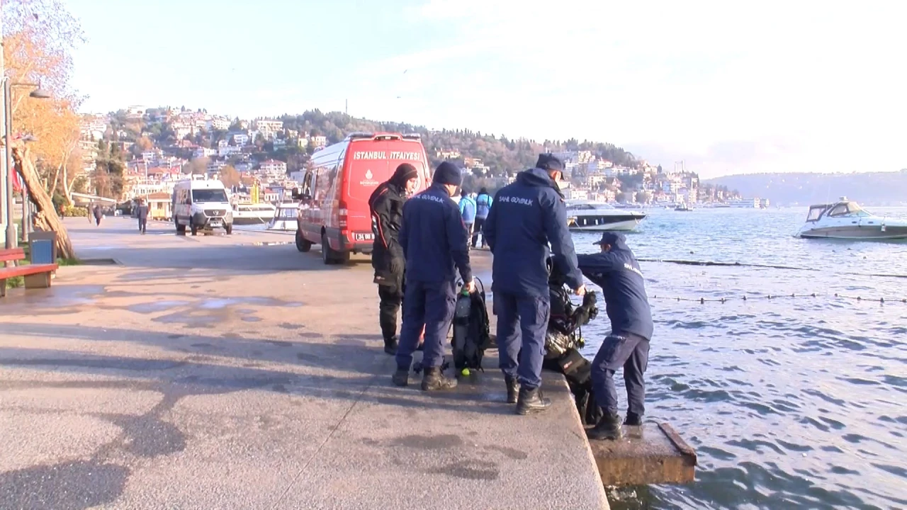 Sarıyer'de denizde kaybolan abla kardeşi arama çalışmaları sürüyor!